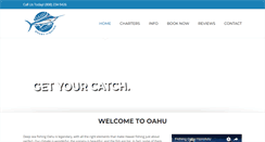 Desktop Screenshot of oahuchartersportfishing.com