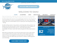 Tablet Screenshot of oahuchartersportfishing.com